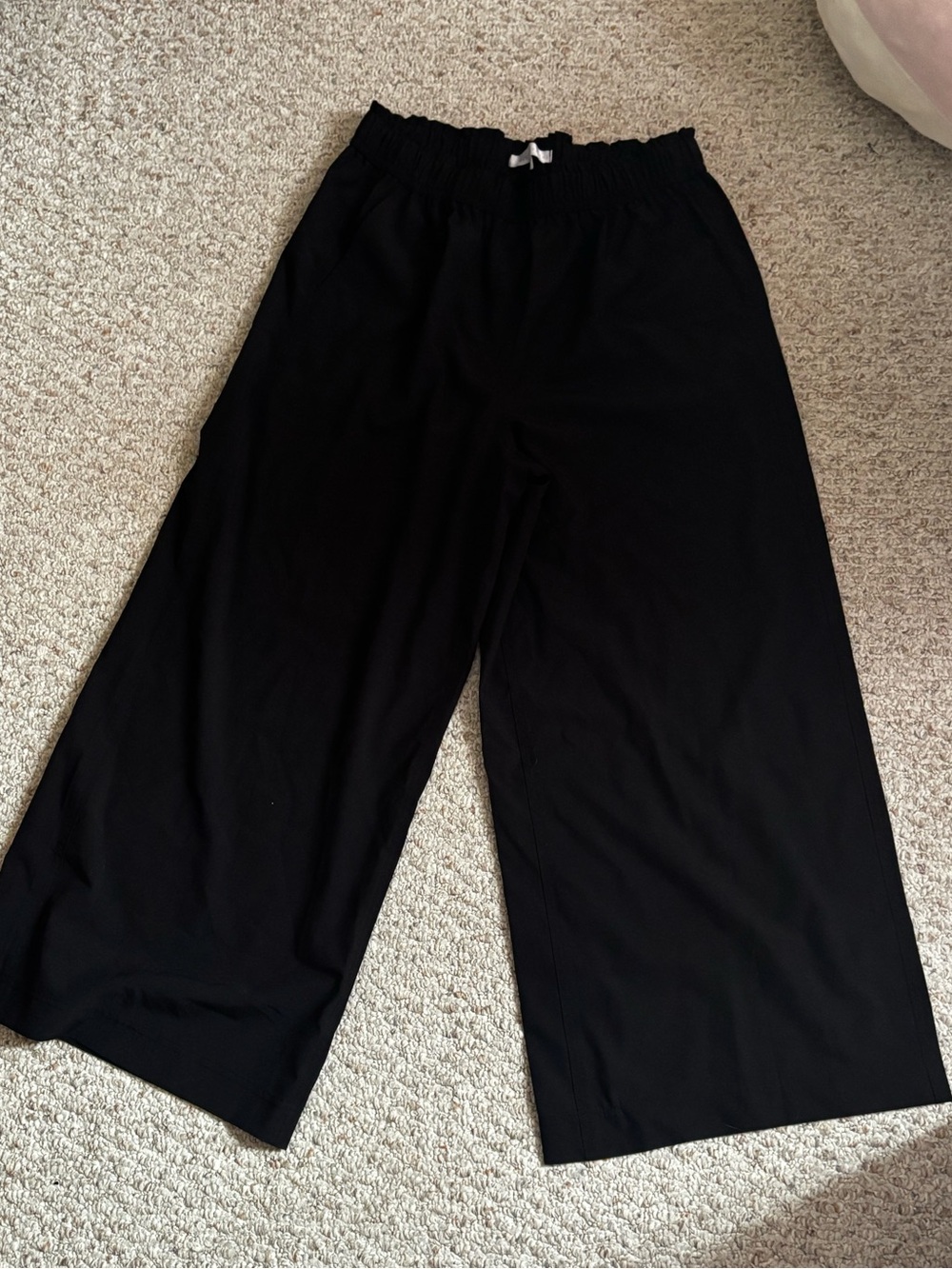 Black Wide-Leg Pants